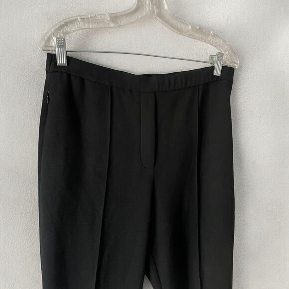 Theory Pull On Waist Double Knit Viscose Black Pant Size 12 - Picture 5 of 7